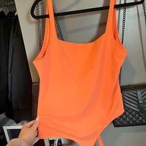 Amazon tank top bodysuit orange